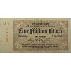 1 000 000 Mark Badische Bank