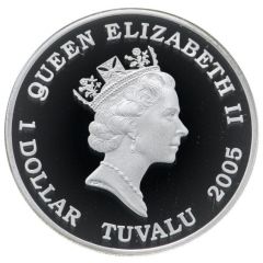 1 Dollar - Elizabeth II Lockheed FA-22 Raptor, coloured