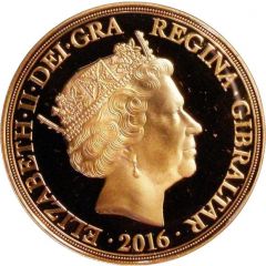 5 Sovereigns - Elizabeth II Lest we forget, Gold Proof