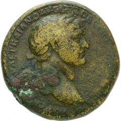 Sestertius - Trajan S P Q R OPTIMO PRINCIPI S C AQVA TRAIANA