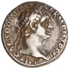 Denarius - Domitian IMP XXII COS XVI CENS P P P, Minerva