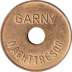 Safe deposit token - Garny Nachttresor type 3