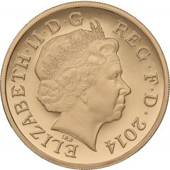 1 Pound - Elizabeth II Thistle and Bluebell, Gold Proof