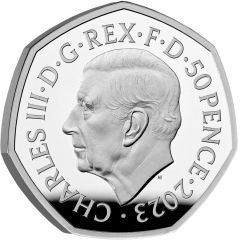 50 Pence - Charles III Darth Vader and Emperor Palpatine, Silver Proof