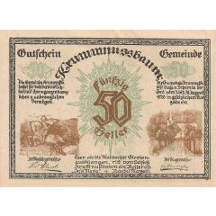 50 Heller Krummnussbaum
