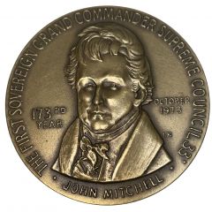Medal - John Mitchell, Mason
