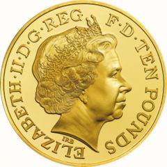 10 Pounds - Elizabeth II World War I, Gold Proof