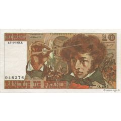 10 Francs - Berlioz type 1972 uniface