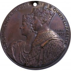 Medal - George VI and Elizabeth Coronation