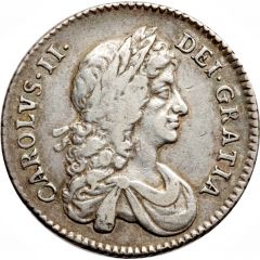 1 Shilling - Charles II 2nd milled bust