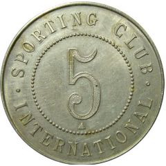 5 francs - Sporting Club International de Monaco