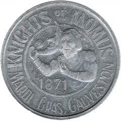 Mardi Gras Token - Knights of Momuts Galveston