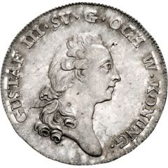 1/3 Riksdaler - Gustav III Largesse money, Birth of Crownprince