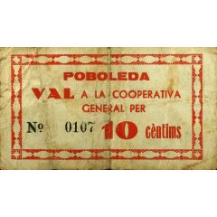 10 Céntimos Poboleda