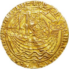 1 Noble - Henry VI Calais mint, Annulet issue