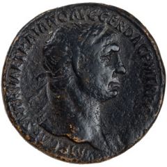 Sestertius - Trajan S P Q R OPTIMO PRINCIPI S C