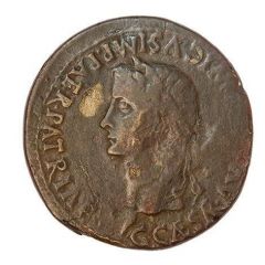 Sestertius - Caligula SCIPIONE ET MONTANO II VIR CCA