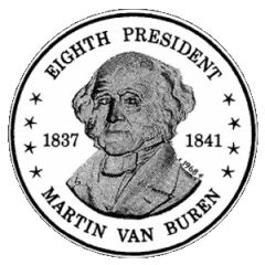 Token - Shell's Mr. President Coin Game Martin Van Buren