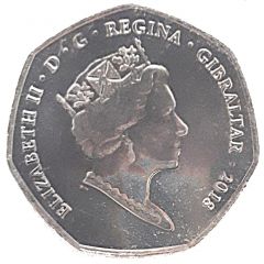 50 Pence - Elizabeth II New Calpe House
