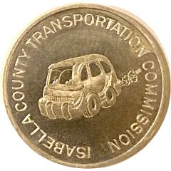 Token - Isabella County Transportation Commission Mount Pleasant, Michigan