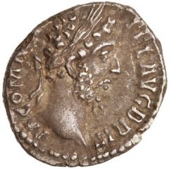 Denarius - Commodus P M TR P XIII IMP VIII COS V P P, Salus