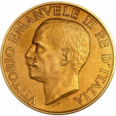 100 Lire - Victor Emmanuel III Fascism Anniversary
