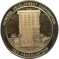 Medal - General Development Corporation Headquarters Dedication
