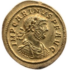Aureus - Carinus VIRTVS AVGG, Hercules