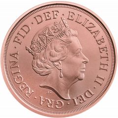1 Sovereign - Elizabeth II 5th portrait, 75th VE Day