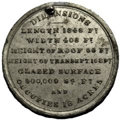 Medal - World Exhibition at Crystal Palace, London