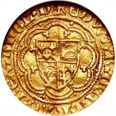 1/4 Noble - Edward III Treaty period, Calais mint