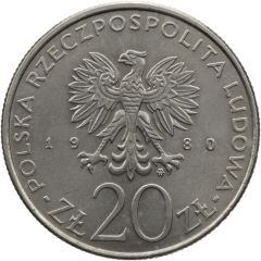 20 Zlotys 1980 Summer Olympics