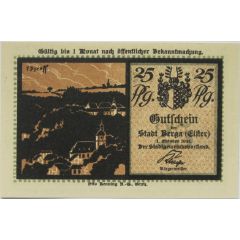 25 Pfennig Silhouette Series