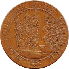 1/2 Penny Kent - Lamberhurst / T. Foster