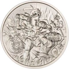 1 oz Silver Molon Labe V