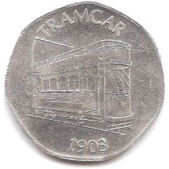 20 Pence - National Transport Token Tramcar 1903