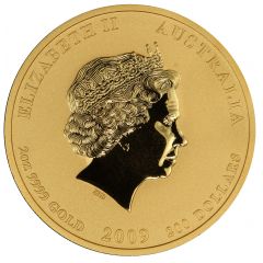 200 Dollars - Elizabeth II 4th Portrait - Year of the Ox - Gold Bullion Coin