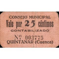 25 Céntimos Quintanar