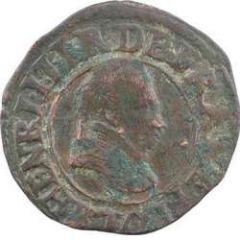 Denier Tournois - Henri III Rouen