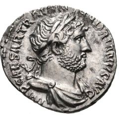 Denarius - Hadrian P M TR P COS III, Spes