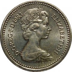 1 Pound - Elizabeth II 2nd portrait, Royal Arms