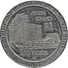 1 Dollar - MGM Grand Casino Las Vegas, Nevada