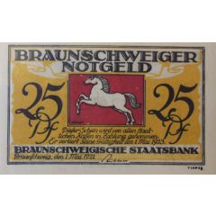 25 Pfennig Braunschweigische Staatsbank