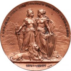 550 anniversary of Zürich`s entry into the Confederation