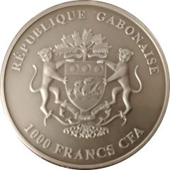 1000 Francs CFA Cheetahs, colored