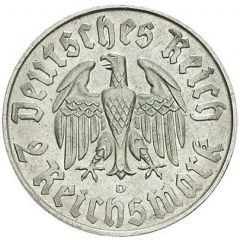 2 Reichsmark Martin Luther - Pattern