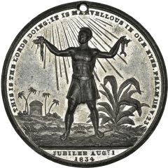 Medal - William IV Abolition, white metal, 43mm