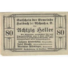 80 Heller Haibach bei Aschach