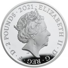 2 Pounds - Elizabeth II The Who, Silver Proof