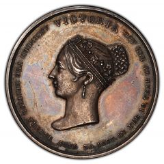 Medal - Victoria Coronation, silver, 35mm